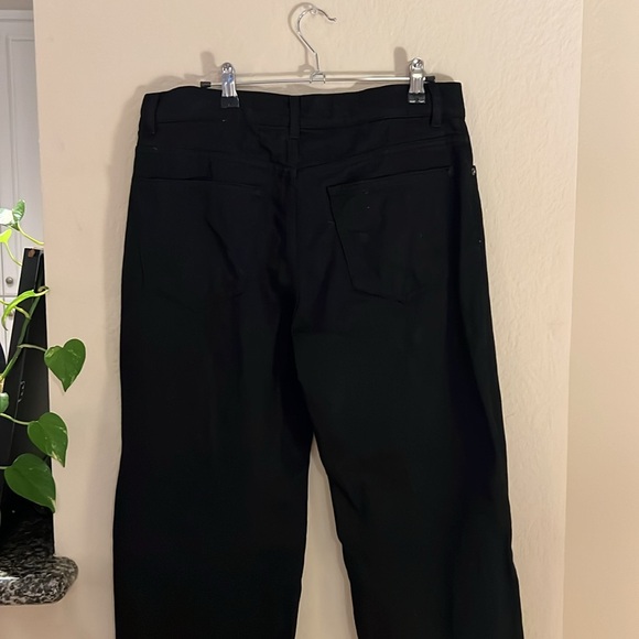 Zara Black Straight Leg Jeans P15 - Picture 4 of 4